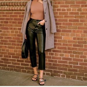 Abercrombie and Fitch Leather Pants